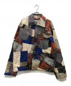 Acne studiosアクネ ストゥディオズ）の古着「パッチワークジャカードジャケット/Patchwork jacquard jacket」｜マルチカラー