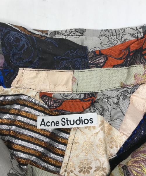 Acne studios（アクネ ストゥディオズ）Acne studios (アクネ ストゥディオス) パッチワークジャカードジャケット/Patchwork jacquard jacket マルチカラー サイズ:44の古着・服飾アイテム
