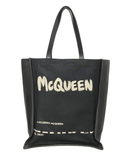 ALEXANDER McQUEEN（アレキサンダーマックイーン）ALEXANDER McQUEEN (アレキサンダーマックイーン) セルビッジトートバッグ/Selvedge Tote Bag ブラックの古着・服飾アイテム