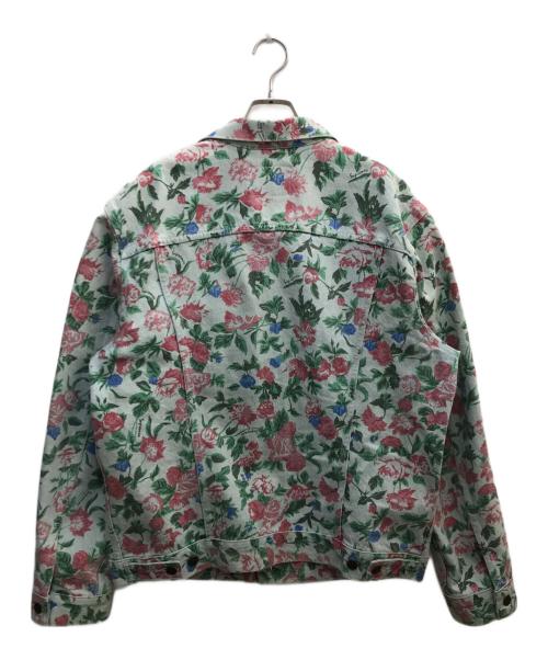 SUPREME（シュプリーム）SUPREME (シュプリーム) LEVI'S (リーバイス) ROSES TRUKER JACKET/ローズ トラッカー ジャケット グリーン サイズ:XLの古着・服飾アイテム
