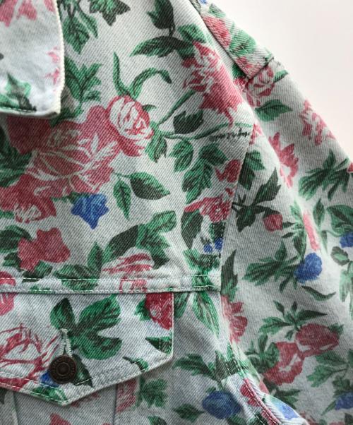 SUPREME（シュプリーム）SUPREME (シュプリーム) LEVI'S (リーバイス) ROSES TRUKER JACKET/ローズ トラッカー ジャケット グリーン サイズ:XLの古着・服飾アイテム