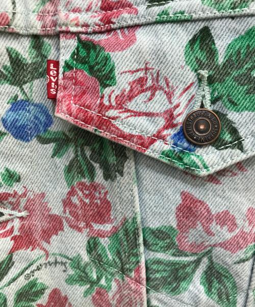 SUPREME（シュプリーム）SUPREME (シュプリーム) LEVI'S (リーバイス) ROSES TRUKER JACKET/ローズ トラッカー ジャケット グリーン サイズ:XLの古着・服飾アイテム