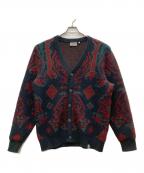 CarHarttカーハート）の古着「厚手カーディガン」｜レッド×ブラック