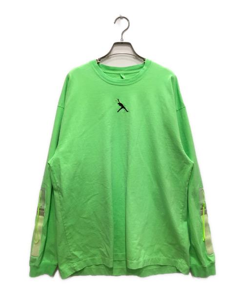 doublet（ダブレット）doublet (ダブレット) “OTA-GEI” DANCE L/S T-SHIRT/オタ芸 ダンス ロング スリーブ シャツ グリーン サイズ:Mediumの古着・服飾アイテム