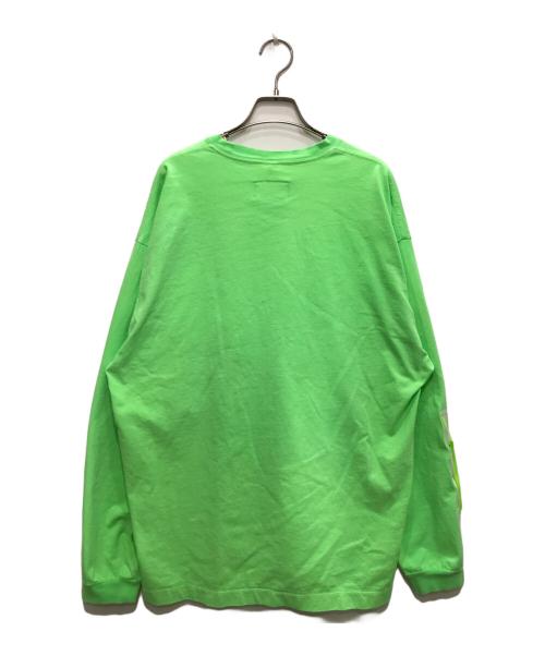 doublet（ダブレット）doublet (ダブレット) “OTA-GEI” DANCE L/S T-SHIRT/オタ芸 ダンス ロング スリーブ シャツ グリーン サイズ:Mediumの古着・服飾アイテム