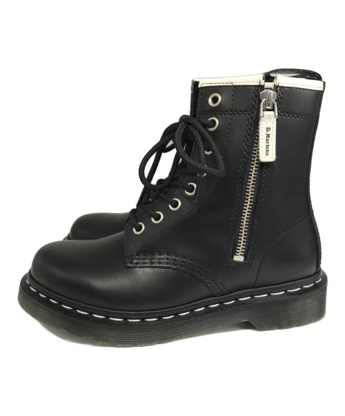 Dr.Martens（ドクターマーチン）Dr.Martens (ドクターマーチン) 1460 ZIP ホワイトステッチ 8 ホール ブーツ/1460 ZIP WS ブラック サイズ:UK3/EU36/US L5の古着・服飾アイテム