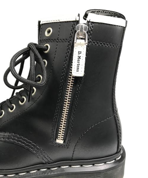 Dr.Martens（ドクターマーチン）Dr.Martens (ドクターマーチン) 1460 ZIP ホワイトステッチ 8 ホール ブーツ/1460 ZIP WS ブラック サイズ:UK3/EU36/US L5の古着・服飾アイテム