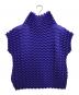 me ISSEY MIYAKE (ミーイッセイ ミヤケ) ジグザグプリーツカットソー パープル サイズ:表記無：21000円