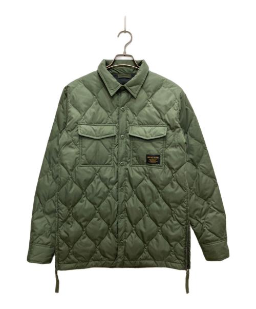 TAION（タイオン）TAION (タイオン) ダウンシャツジャケット カーキ サイズ:Sの古着・服飾アイテム