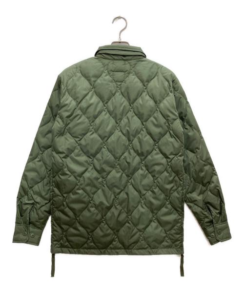 TAION（タイオン）TAION (タイオン) ダウンシャツジャケット カーキ サイズ:Sの古着・服飾アイテム