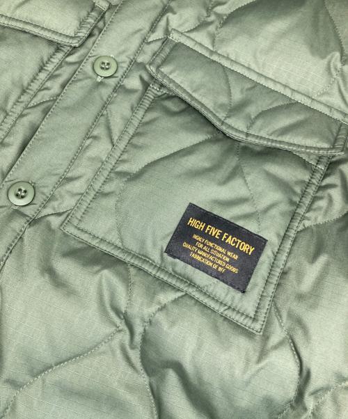 TAION（タイオン）TAION (タイオン) ダウンシャツジャケット カーキ サイズ:Sの古着・服飾アイテム