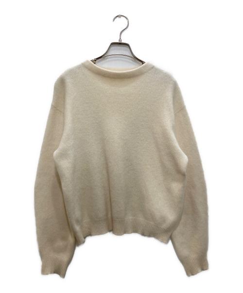 BALLSEY（ボールジィ）BALLSEY (ボールジィ) フラッフィーヤーン バルーンスリーブプルオーバー アイボリー サイズ:Sの古着・服飾アイテム