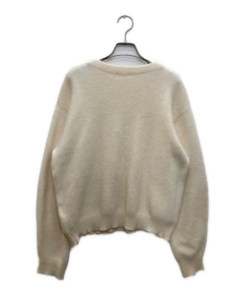 BALLSEY（ボールジィ）BALLSEY (ボールジィ) フラッフィーヤーン バルーンスリーブプルオーバー アイボリー サイズ:Sの古着・服飾アイテム