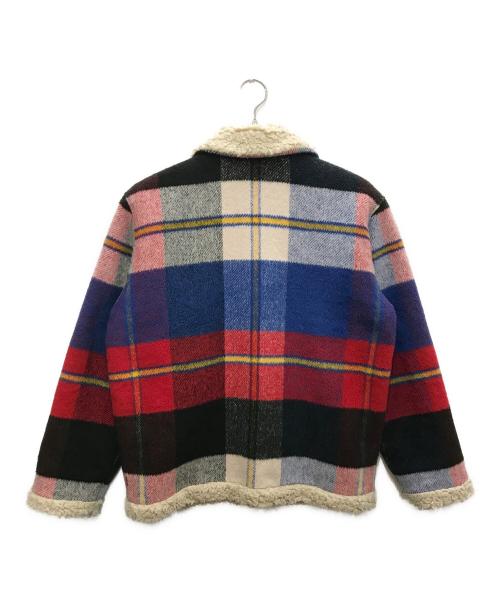 SUPREME（シュプリーム）SUPREME (シュプリーム) Plaid Shearling Bomber Jacket/プレイドシアリングボンバージャケット マルチカラー サイズ:Mの古着・服飾アイテム