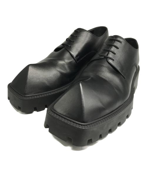 BALENCIAGA（バレンシアガ）BALENCIAGA (バレンシアガ) RHINO ダービーシューズ/ライノ ダービーシューズ ブラック サイズ:41の古着・服飾アイテム