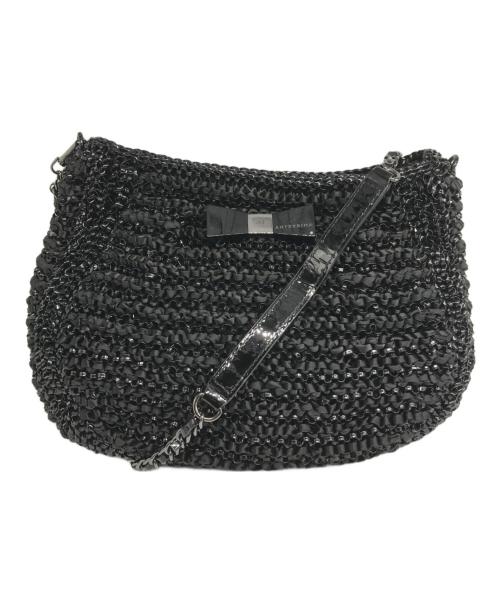 ANTEPRIMA（アンテプリマ）ANTEPRIMA (アンテプリマ) 2WAYワイヤーショルダーバッグ ブラックの古着・服飾アイテム