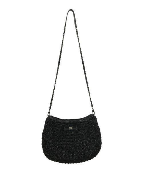 ANTEPRIMA（アンテプリマ）ANTEPRIMA (アンテプリマ) 2WAYワイヤーショルダーバッグ ブラックの古着・服飾アイテム