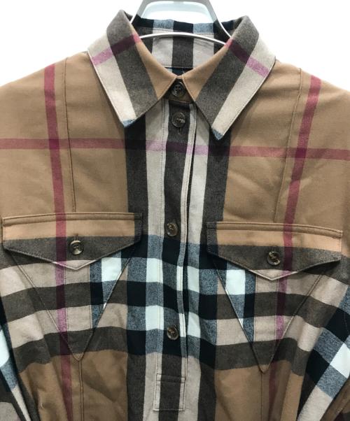 BURBERRY LONDON（バーバリーロンドン）BURBERRY LONDON (バーバリーロンドン) ノヴァチェック ワンピース ブラウン サイズ:34の古着・服飾アイテム