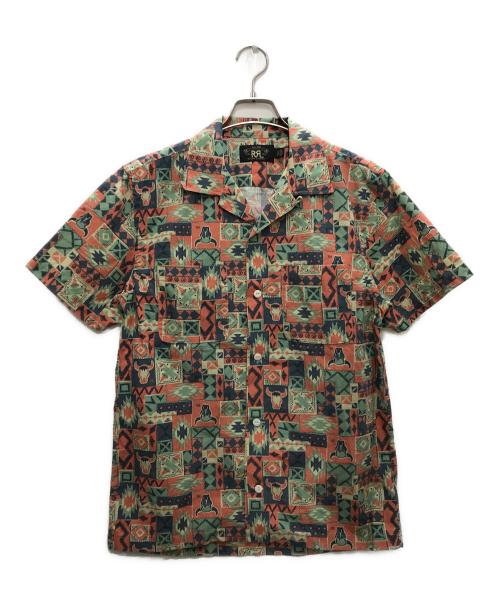 RRL（ダブルアールエル）RRL (ダブルアールエル) Print Woven Camp Shirt/プリントウーブンキャンプシャツ マルチカラー サイズ:Sの古着・服飾アイテム