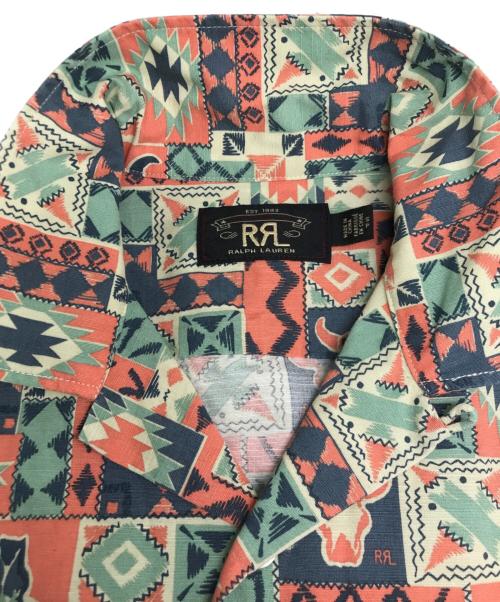 RRL（ダブルアールエル）RRL (ダブルアールエル) Print Woven Camp Shirt/プリントウーブンキャンプシャツ マルチカラー サイズ:Sの古着・服飾アイテム