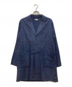 Engineered Garmentsエンジニアドガーメンツ）の古着「ペイズリー柄ショップコート」｜ネイビー