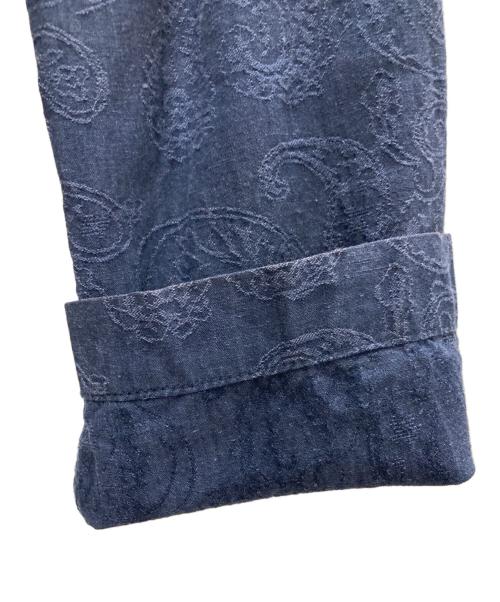 Engineered Garments（エンジニアドガーメンツ）Engineered Garments (エンジニアードガーメンツ) ペイズリー柄ショップコート ネイビー サイズ:Ⅿの古着・服飾アイテム