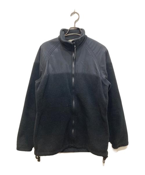 US ARMY（ユーエスアーミー）US ARMY (ユーエスアーミー) フリースジャケット ブラック サイズ:SMALL-LONGの古着・服飾アイテム