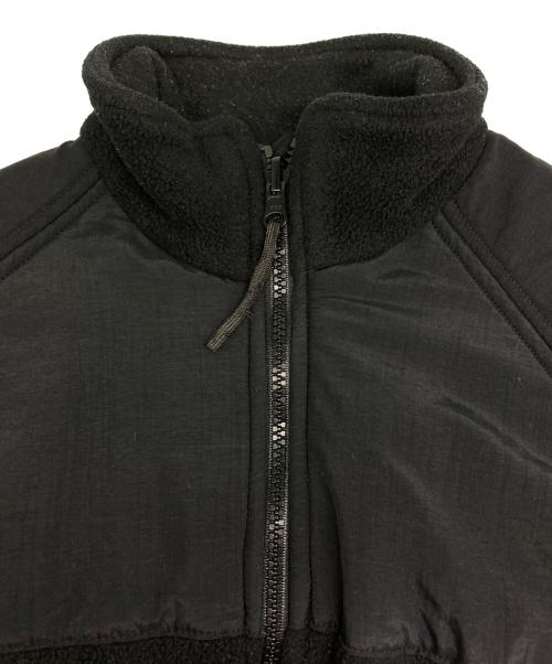 US ARMY（ユーエスアーミー）US ARMY (ユーエスアーミー) フリースジャケット ブラック サイズ:SMALL-LONGの古着・服飾アイテム