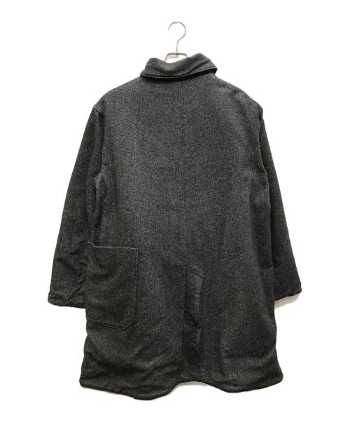 Engineered Garments（エンジニアドガーメンツ）Engineered Garments (エンジニアド ガーメンツ) Shawl Collar Reversible Coat/ショールカラーリバーシブルコート ブラック×グレー サイズ:Mの古着・服飾アイテム