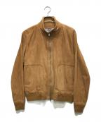 Cinquanta×TAKEO KIKUCHIチンクワンタ×タケオキクチ）の古着「スウェードジャケット」｜ブラウン