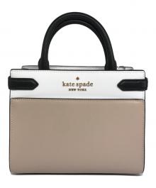 Kate Spade（ケイトスペード）の古着「ステイシー カラーブロック スモール サッチェル/2WAYバッグ」