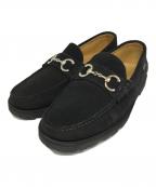PARABOOT×UNITED ARROWSパラブーツ×ユナイテッドアローズ）の古着「別注 BIT SUEDE LOAFER/ビット スウェード ローファー」｜ブラック