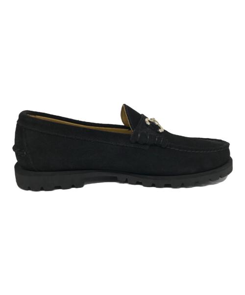 PARABOOT（パラブーツ）PARABOOT (パラブーツ) UNITED ARROWS (ユナイテッドアローズ) 別注 BIT SUEDE LOAFER/ビット スウェード ローファー ブラック サイズ:6の古着・服飾アイテム