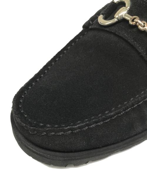 PARABOOT（パラブーツ）PARABOOT (パラブーツ) UNITED ARROWS (ユナイテッドアローズ) 別注 BIT SUEDE LOAFER/ビット スウェード ローファー ブラック サイズ:6の古着・服飾アイテム