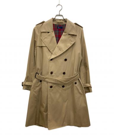 【O8】　FRED PERRY　ショートトレンチ　レディースM　ベージュ 中古・古着通販】FRED PERRY (フレッドペリー) トレンチコート