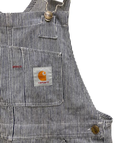 CarHartt（カーハート）CarHartt (カーハート) オーバーオール ホワイト×ネイビー サイズ:Ｓの古着・服飾アイテム