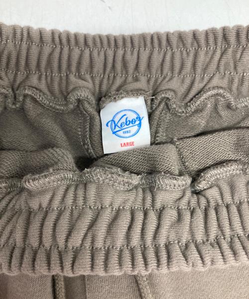 KEBOZ（ケボズ）KEBOZ (ケボズ) スウェットパンツ ブラウン サイズ:Lの古着・服飾アイテム