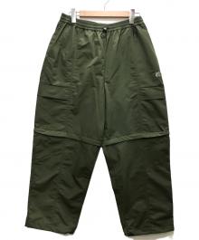 KYUEN（キュウエン）の古着「3-LAYER CONVERTIBLE WIDE PANTS」｜カーキ