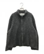 OUR LEGACYアワーレガシー）の古着「SHRUNKEN FULLZIP POLO/シュランクン フルジップポロ」｜チャコールグレー