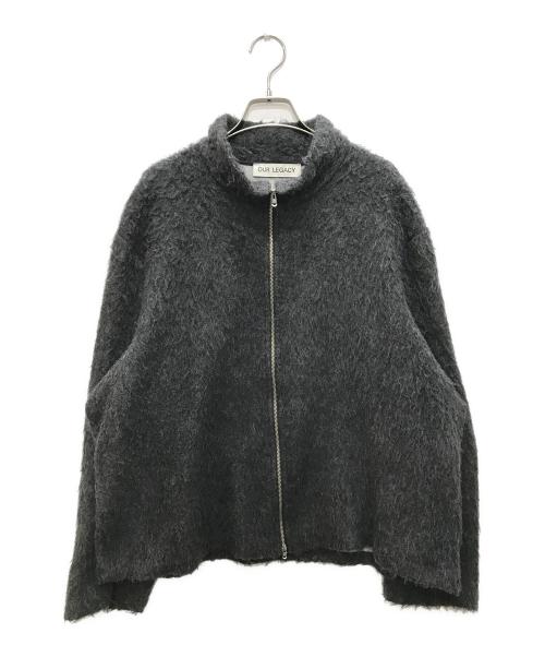 OUR LEGACY（アワーレガシー）OUR LEGACY (アワーレガシー) SHRUNKEN FULLZIP POLO/シュランクン フルジップポロ チャコールグレー サイズ:50の古着・服飾アイテム
