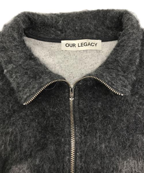 OUR LEGACY（アワーレガシー）OUR LEGACY (アワーレガシー) SHRUNKEN FULLZIP POLO/シュランクン フルジップポロ チャコールグレー サイズ:50の古着・服飾アイテム