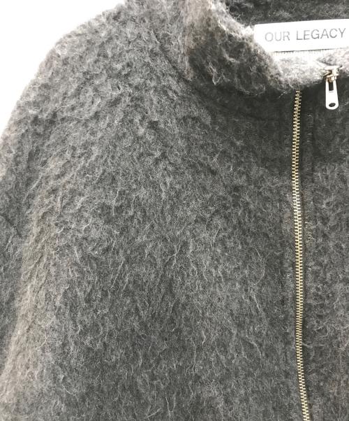 OUR LEGACY（アワーレガシー）OUR LEGACY (アワーレガシー) SHRUNKEN FULLZIP POLO/シュランクン フルジップポロ チャコールグレー サイズ:50の古着・服飾アイテム