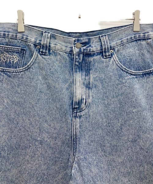 Wasted Paris（ウェイステッドパリス）WASTED PARIS (ウェイステッド) デニムハーフパンツ インディゴ サイズ:86cm(W34)の古着・服飾アイテム