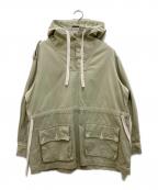 TODAYFULトゥデイフル）の古着「Heavycotton Anorak Parka/ヘビーコットン アノラック パーカー」｜ベージュ