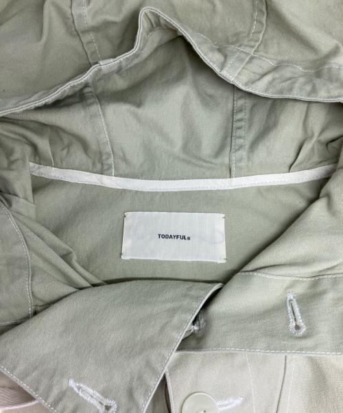 TODAYFUL（トゥデイフル）TODAYFUL (トゥデイフル) Heavycotton Anorak Parka/ヘビーコットン アノラック パーカー ベージュ サイズ:36の古着・服飾アイテム