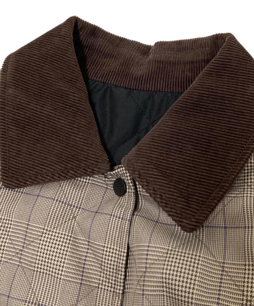 FREAK'S STORE（フリークスストア）FREAK'S STORE (フリークスストア) リバーシブルキルティングジャケット グレー×ブラック サイズ:FREEの古着・服飾アイテム