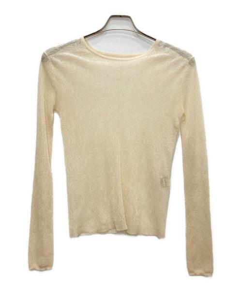 TODAYFUL（トゥデイフル）TODAYFUL (トゥデイフル) Slit Sheer Knit/スリットシアーニット アイボリー サイズ:Ｆの古着・服飾アイテム