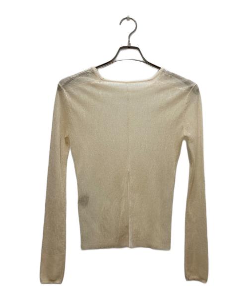 TODAYFUL（トゥデイフル）TODAYFUL (トゥデイフル) Slit Sheer Knit/スリットシアーニット アイボリー サイズ:Ｆの古着・服飾アイテム
