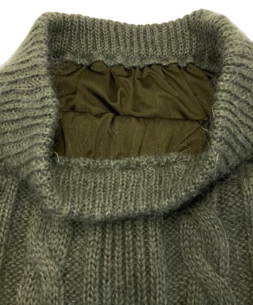 Hysteric Glamour（ヒステリックグラマー）Hysteric Glamour (ヒステリックグラマー) ミリタリーポケット付き ケーブルタイトスカート カーキ サイズ:FREEの古着・服飾アイテム