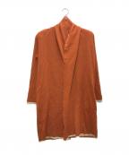 FOXEYフォクシー）の古着「ロングカーディガン」｜ブラウン×ベージュ